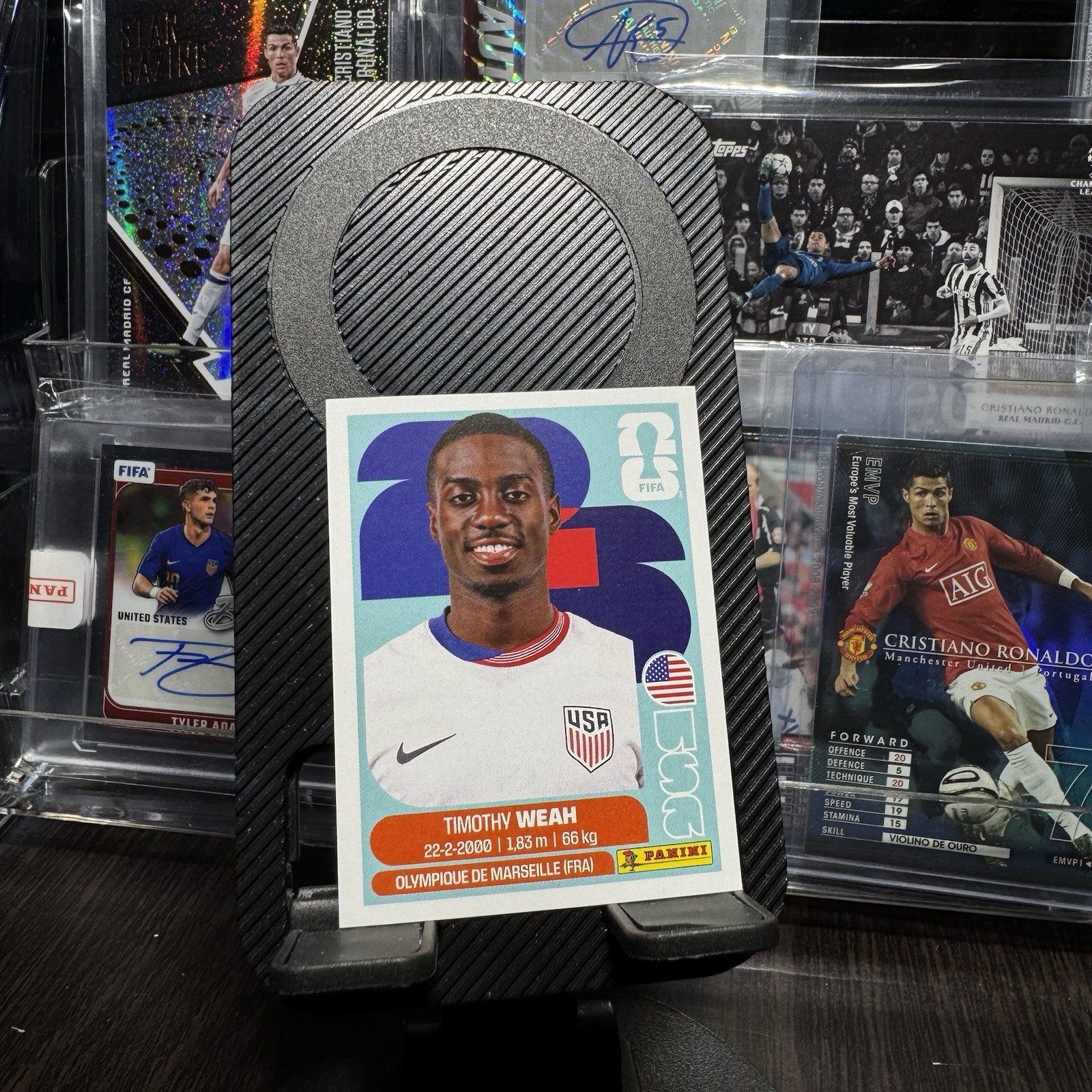 2026 Panini World Cup sticker USA Timothy Weah #USA12