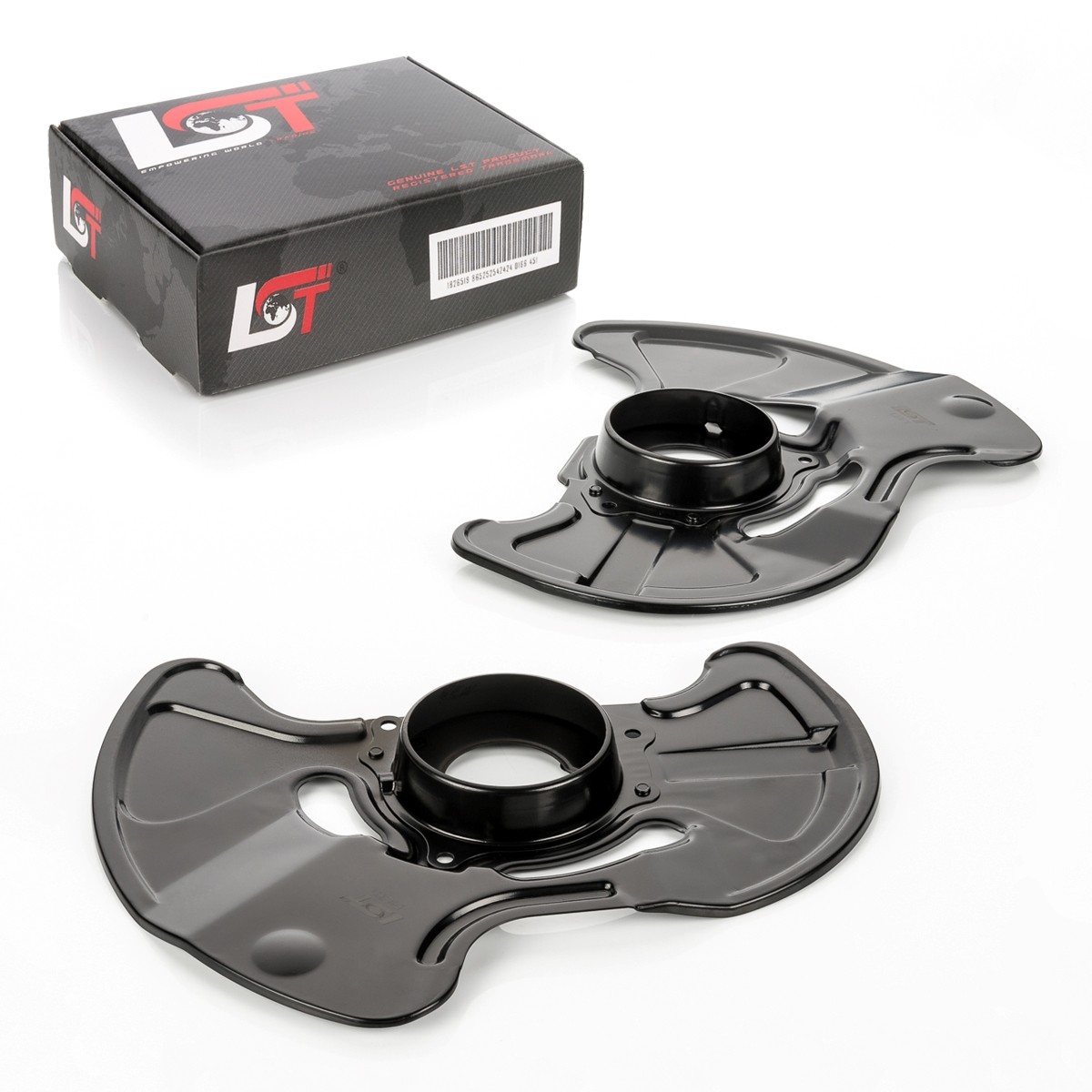 2x Anchor Plate Brake Disc Front for MERCEDES-BENZ C-CLASS 203 CLC