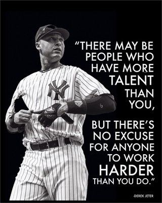 The only gigantic 11x14 Derek Jeter motivational quote you will ever need!