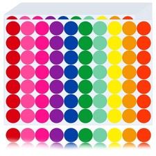 Dot Stickers 1400 PCS Color Coding Labels Round Circle Sticker 3/4 Inch Color...