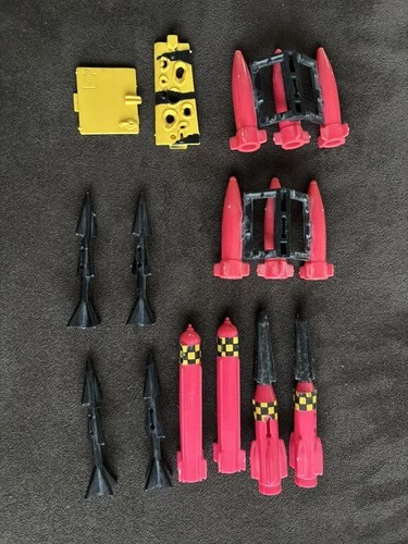 Vintage GI Joe Cobra Vehicle Parts 1988 Tiger Rat LOT Rattler Missiles Lot