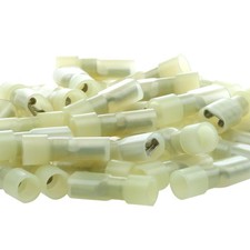 UL Listed Yellow Female Spade Connector 12-10AWG, 100Pcs Nylon Electrical Cri...