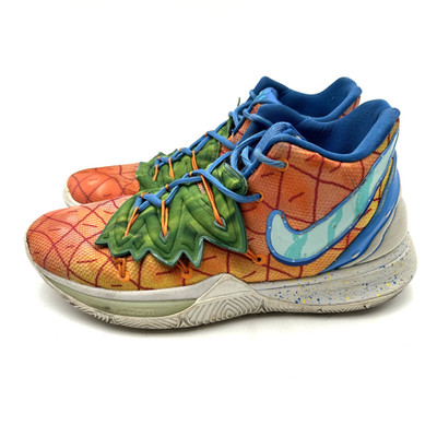 Nike Kyrie 5 SpongeBob Pineapple House Size 11 CJ6950-800 Used READ