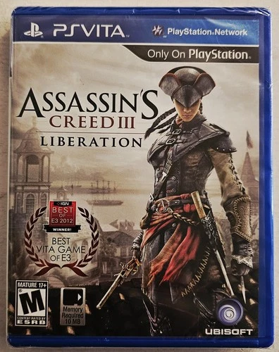 ASSASSIN'S CREED III 3 LIBERATION PLAYSTATION VITA PSVITA BRAND NEW SHIPS FAST