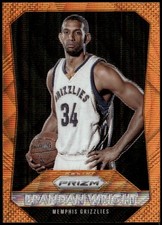 2015-16 Panini Prizm #232 Brandan Wright Orange Wave Prizms E1