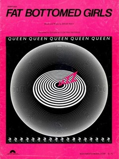 Fat Bottomed Girls by Queen (1978 Sheet Music)