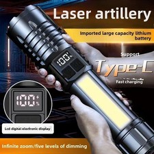 Super Bright LED Torch Flashlight Tactical Camping Outdoor Lamp USB Rechargeable