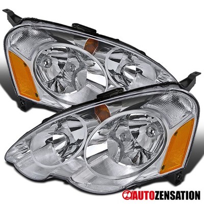 Fit 2002-2004 Acura RSX DC5 Coupe Headlights Headlamps Replacement Left+Right