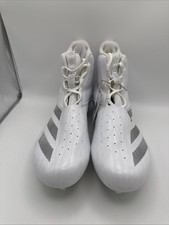 Adidas Adizero Chaos Linemen Mens Football Cleats Shoe White Size 10 NWOB