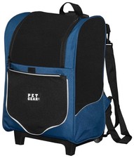 Pet Gear I-GO2 Roller Backpack, Travel Carrier, Car Seat for Cats/Dogs, Mesh ...