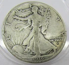 1916-D Liberty Walking Half Dollar  VG