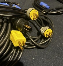 Neutrik Powercon NAC3FCA Speakon-IEC Cables- 6'  10' available SEE DESCRIPTION