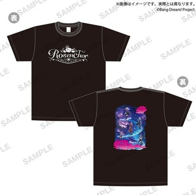 BanG Dream! Roselia Tour 2019 Rosenchor T-shirt L Size Unisex Japan Cosplay