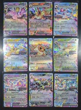 Stamped Complete Prismatic Evolutions Eeveelutions Ex Promo Cards Set All Nm