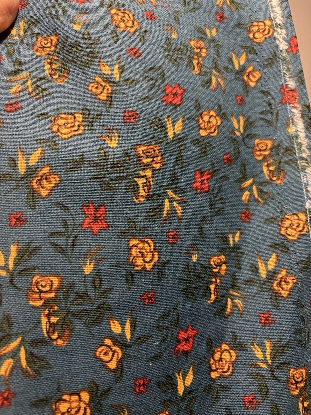 Vintage Garden Cotton Linen Blend Fabric Bundle 10 Prints 0.5 Yard Each 60" Wide image 6
