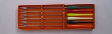 Vintage Fondue Forks Set New Trends Inc Japan Set 6 Stainless Steel in Box