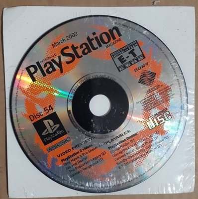 Official U.S. PlayStation Magazine Demo Disc #54 January 2002