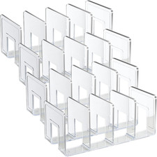 Acrylic Desktop File Organizer Set for Documents, Books, and Handbags 4Pcs 