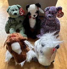 Ty Beanie Babies Lot of 5 2000-2002 Attic Treasure Bear