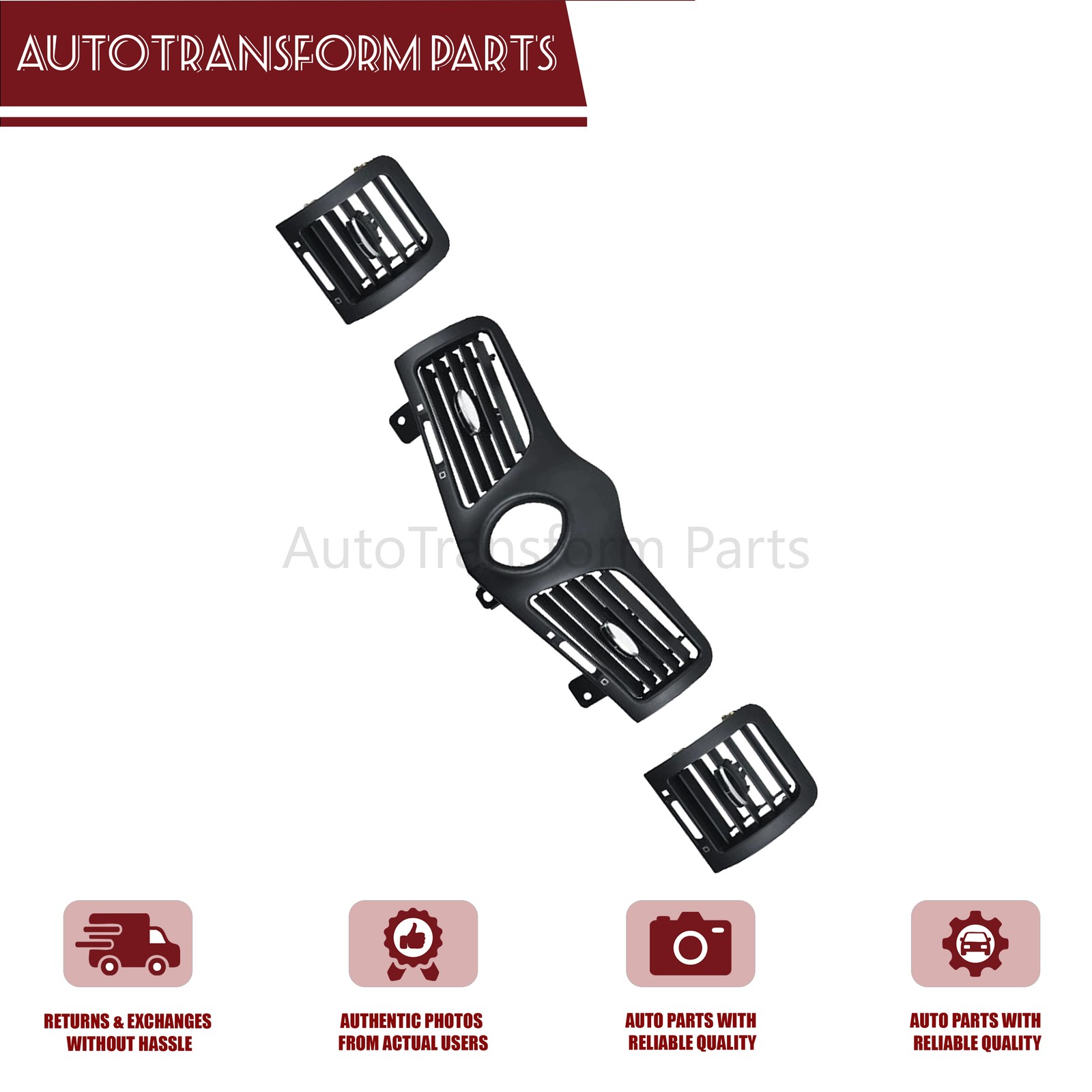 NEW For 08-19 Maserati GranTurismo (M145) Dashboard A/C Air Vent Panel Grille
