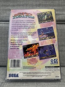 Astal (Sega Saturn, 1995) Authentic CIB w/ Reg Card & Excellent Shape