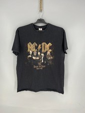 AC/DC Rock Or Bust World Tour 2015 T-Shirt Black Size L Band Tee