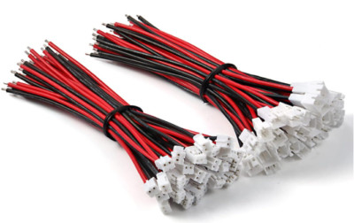 30 Pairs Jst PH2.0mm 22AWG Pitch Plug Connector for 2Pin Micro Jack and 5.9inch