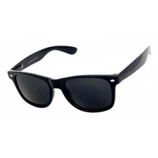 Classic BLACK Sunglasses Lens Mens Ladies 80s Womens Retro Vintage Fashion UV400