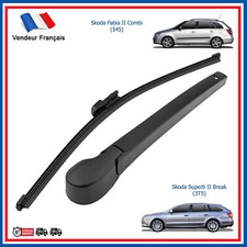 PARTSLINE Wischerarm Heck für SKODA SUPERB II Break 3T5 410 mm, Schwarz