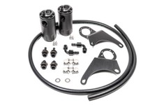 Radium Engineering Fits Mitsubishi Evo 8-9 Dual Catch Can Kit Fluid Lock
