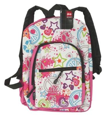 AKA SPORT White Cosmos Pocket Backpack