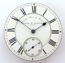 Pre 1891 Australian Retailer, Flavelle Bros Roberts, 16S Pocket Watch Movement