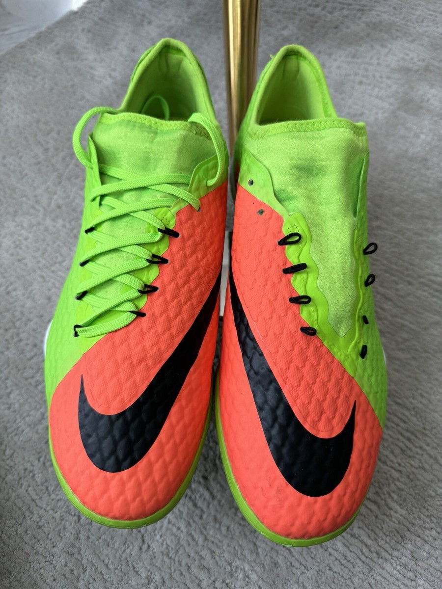 Nike HypervenomX Finale II IC Indoor Soccer Shoes Green Orange