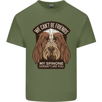 My Spinone Doesnt Like You Lustiger Hund Herren Baumwolle T-Shirt Tee Oberteil