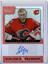 2013-14 Panini Select #YE-LI Leland Irving Youth Explosion Auto #20/25 !!