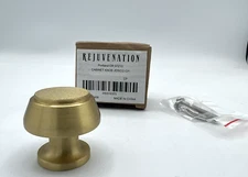 RH Rejuvenation Hardware Cabinet Knob Aged Brass Jerico C103458