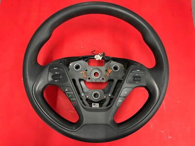 2014-2016 Kia Forte Lenkung Rad Schwarz Mit Reise & Funktionen Gebraucht OEM