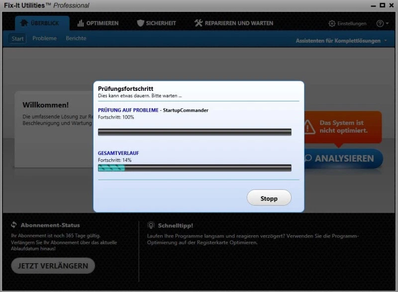 Fix-It Utilities 14 Professional Win XP/Vista/7/8 Download 5 PC 1 Jahr ESD-Key - Bild 4 von 4