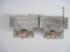 Pair Of Vu Meters Tape Deck Diy Pre-amplifier