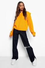 BooHoo Shoulder Detail Jumper Size M NWT