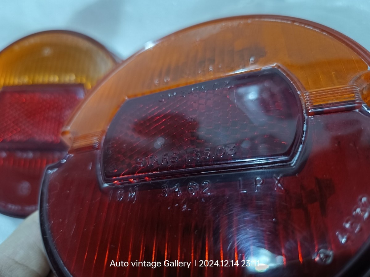 Phare Arrière Pour Fiat 850 Vignale Ou Fiat 1300 S Vignale – Pièce Neuve, Fabrication Italie