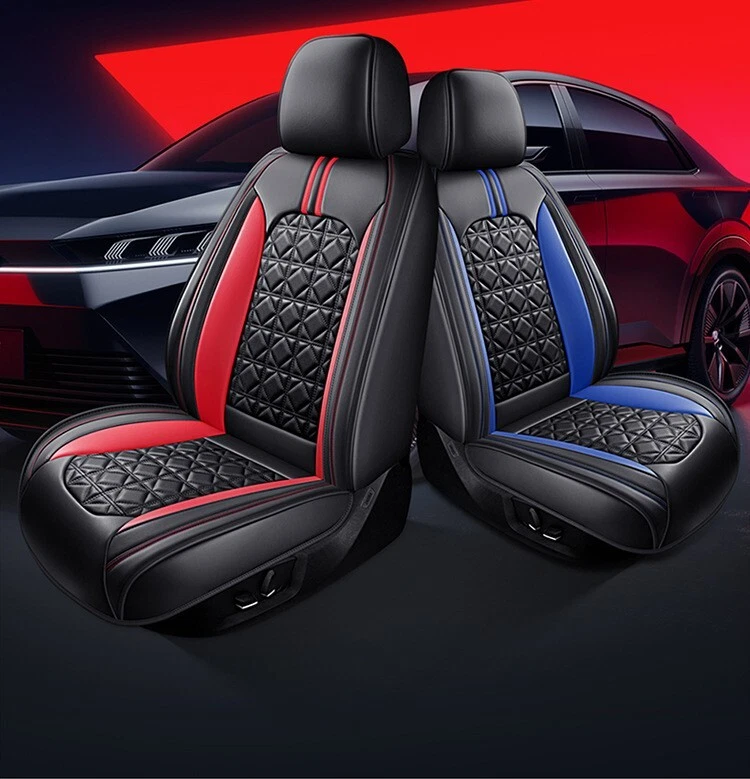 Полный комплект чехлов на 5 сидений кожаные передние и задние защитные накладки для Ford - Изображение 2 из 4