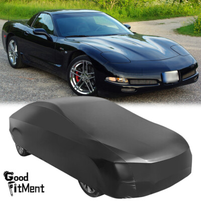 Fit For Chevy Corvette C8 Car Cover Waterproof Outdoor Satin Stretch All Weather