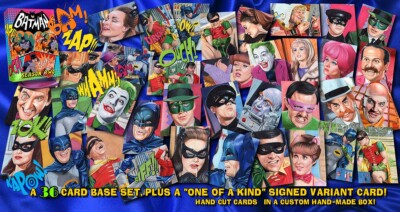 1966 Batman Season Two art card set Featuring The Sketch Art of William Crabb