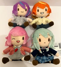 Project Sekai Colorful Stage Wounderlans Showtime Fluffy Plush Doll Mascot 4 Set