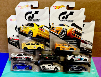 Hot Wheels Gran Turismo 2018 Complete Set Of 8 Skyline BMW EVO