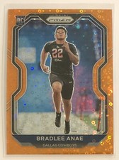 Bradlee Anae 2020 Prizm Orange Disco Prizms RC #336 Dallas Cowboys Utah Utes 
