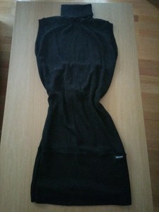 little black glitter dress