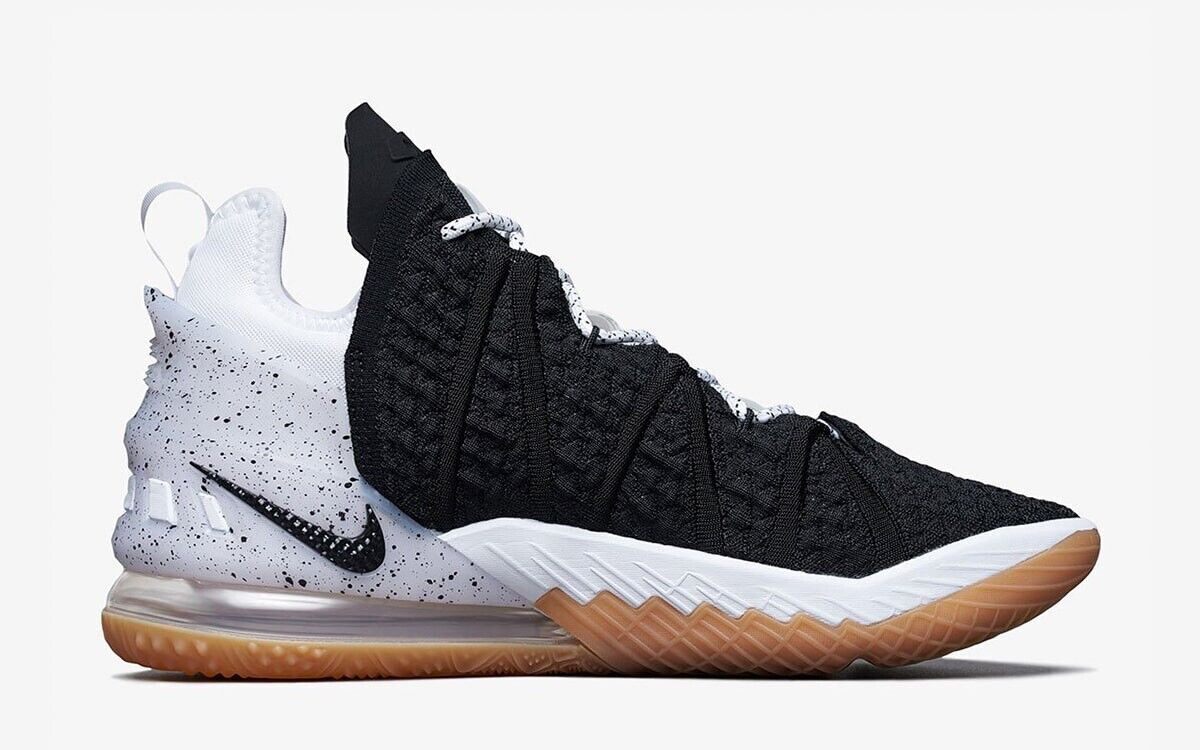 [CQ9283-007] Мужские баскетбольные кроссовки Nike Lebron 18 Black Gum Med Brown * НОВЫЕ*