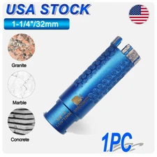 Welded Diamond Drill Bit Dry Hole Saw Cutter for Concrete Marble Granite 1-1/4''